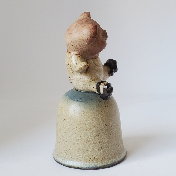 Stoneware Piggy Bell Vintage made in Japan Pig Collectible - Picture 3 of 10